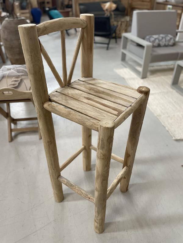 tabouret teck